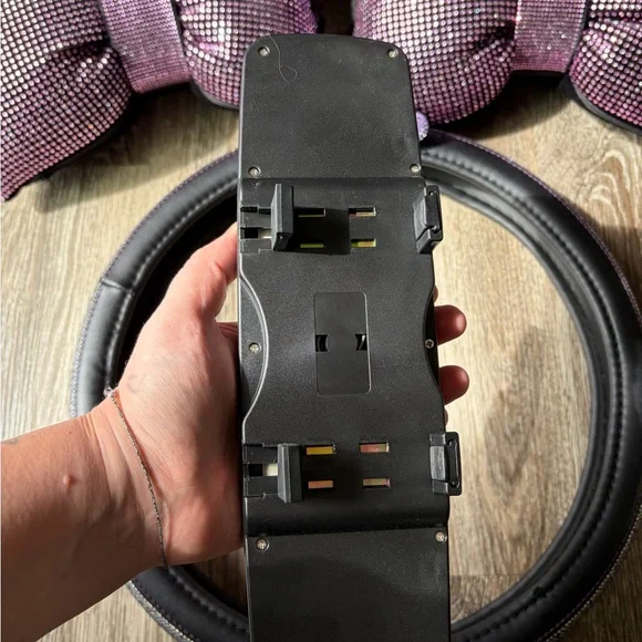 Purple Rhinestone Car Accessory Set - Picture 4 of 7